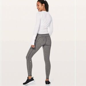 Lululemon Speed Up Tight Full-On Luxtreme Brushed 28" - Heathered Deep Coal